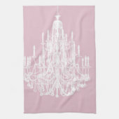 Chic Pink Chandelier Handtuch (Vertikal)