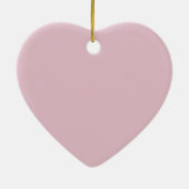 Chic Pink Chandelier Keramik Ornament (Hinten)