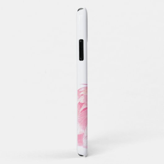 Chic Pink Flamingo Custom Case-Mate iPhone Hülle (Hinten/Rechts)