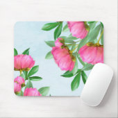 Chic Pink Flora Frische Pasta machen Mousepad (Mit Mouse)