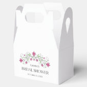 Chic Pink Floral Brautparty Geschenkschachtel (Geöffnet)