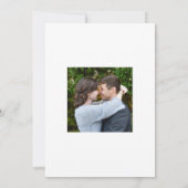 Chic Pink Foto Moderne Hochzeit Einladung (Rückseite)