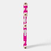 Chic Pink Fuchsia Floral Case-Mate iPhone Hülle (Rückseite / Rechts)