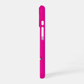 Chic Pink Fuchsia Splash iPhone 16 Hülle (Linke Seite)