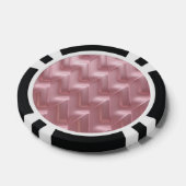 Chic Pink Geometric Poker Chips - Stilvoll und ein (Einzeln)