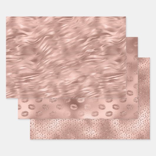 Chic Pink Glam Geschenkpapier Set (Set)