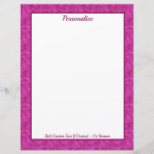 Chic Pink Glitter Zebra Pattern Personalized (Vorderseite)