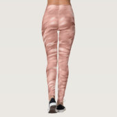 Chic Pink Glitz Zebra Print Leggings (Rückseite)