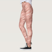 Chic Pink Glitz Zebra Print Leggings (Links)
