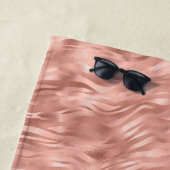 Chic Pink Glitz Zebra Print Strandtuch (Beispiel)