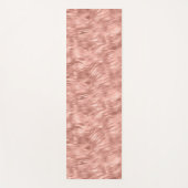 Chic Pink Glitz Zebra Print Yogamatte (Vorderseite)