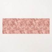 Chic Pink Glitz Zebra Print Yogamatte (Vorderseite (Horizontal))