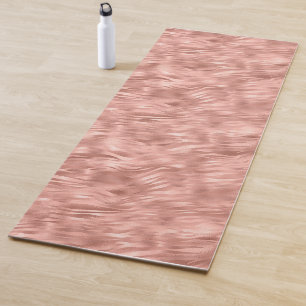 Chic Pink Glitz Zebra Print Yogamatte