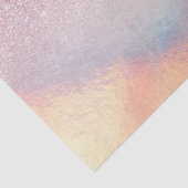 Chic Pink Glitzer Iridescent Holographic Gradient Seidenpapier (Ausschnitt)