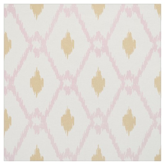 Chic pink Gold-Kat-Stamm-Diamant-Muster Stoff (Muster)