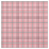 Chic Pink & Graues Kariertes Modedesign Stoff (Muster)