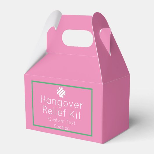 Chic Pink Hangover Relief Kit Geschenkschachtel (Vorderseite)