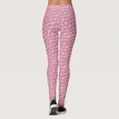 Chic Pink Helix Muster Leggings (Rückseite)