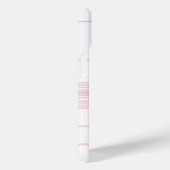 Chic Pink Karierte, individuell anpassbare Handy-F Case-Mate iPhone Hülle (Rückseite / Rechts)