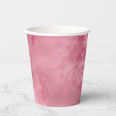 Chic Pink Lace Pappbecher (Vorderseite)
