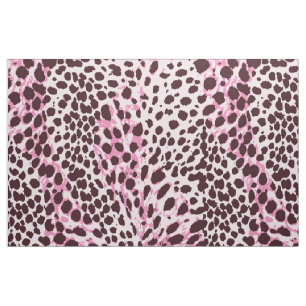 Chic Pink Leopard Druckmuster anpassen Stoff