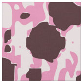 Chic Pink Leopard Druckmuster anpassen Stoff (Nahaufnahme)