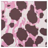 Chic Pink Leopard Druckmuster anpassen Stoff (Muster)