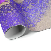 Chic Pink Lila Jewel Tonink Wash Geschenkpapier (Rolleneckpunkt)