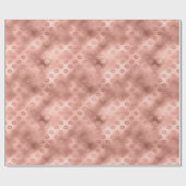 Chic Pink Lips Kiss Geschenkpapier (Flach)