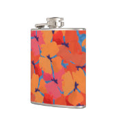 Chic Pink, Orange, Gelbe Paprika Hüftkolben Flachmann (Links)