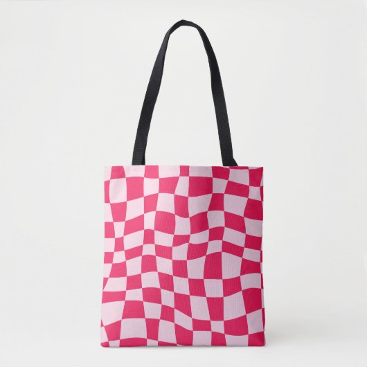 Chic Pink Pattern Tasche (Vorderseite)