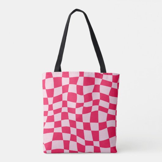 Chic Pink Pattern Tasche (Rückseite)
