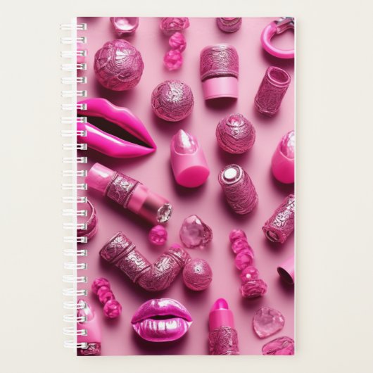 Chic Pink Planner Planer (Vorderseite)