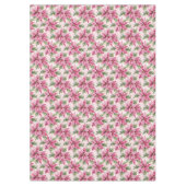 Chic Pink Poinsettia Blume Weihnachten Tischdecke (Vorderseite)