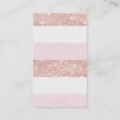 Chic Pink Pumpkin Baby Shower Girl Diaper Raffel Begleitkarte (Rückseite)