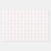 Chic Pink Romantic Blue White Floral Brautparty Geschenkpapier Set (Vorderseite 2)