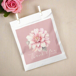 Chic Pink Rose Geschenktütchen