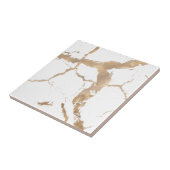 Chic Pink Rose Gold Metallic Marmor Look Glamour Fliese (Seite)