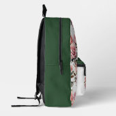 Chic Pink Roses Bedruckter Rucksack (Links)