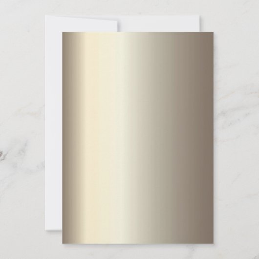 Chic Pink Roses Gold Frame Save the Date (Rückseite)