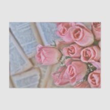 Chic Pink Roses Land Rustikal Vintag