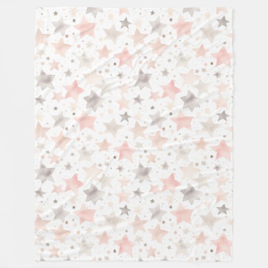 Chic Pink Schimmer Fleecedecke (Vorderseite)