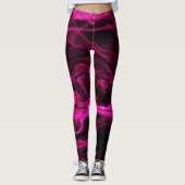 Chic Pink Shock Wave Leggings (Vorderseite)