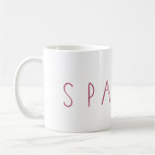 Chic Pink Sparkle Kaffeetasse (Links)