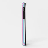 Chic Pink, Türkis, White Stripe iPhone 5 Fall Case-Mate iPhone Hülle (Hinten/Links)