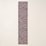 Chic Pink und Black Leopard Print Schal<br><div class="desc">Chic Schal mit einem trendigen Leopardenprint in Rosa und Schwarz in einem rot-rosa Hintergrund.</div>