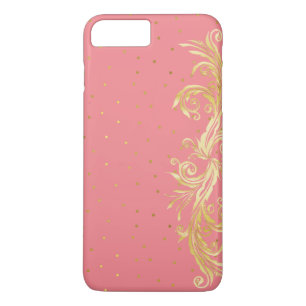 Chic Pink und Gold iPhone 7 Plus Fall Case-Mate iPhone Hülle
