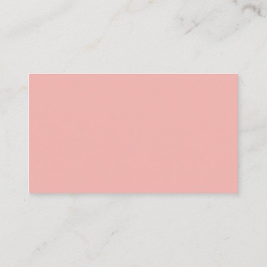 Chic Pink und Gray Australian Floral Website Card. Begleitkarte (Rückseite)