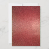 Chic Pink und Red Hearts Galentine's Brunch Einladung (Rückseite)