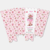 Chic Pink Western Cowgirl Happy Birthday Beautiful Geschenkschachtel (Ungeklappt)